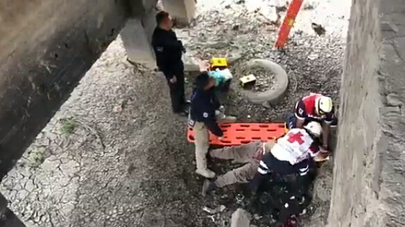 Cae hombre en el Río Zahuapan