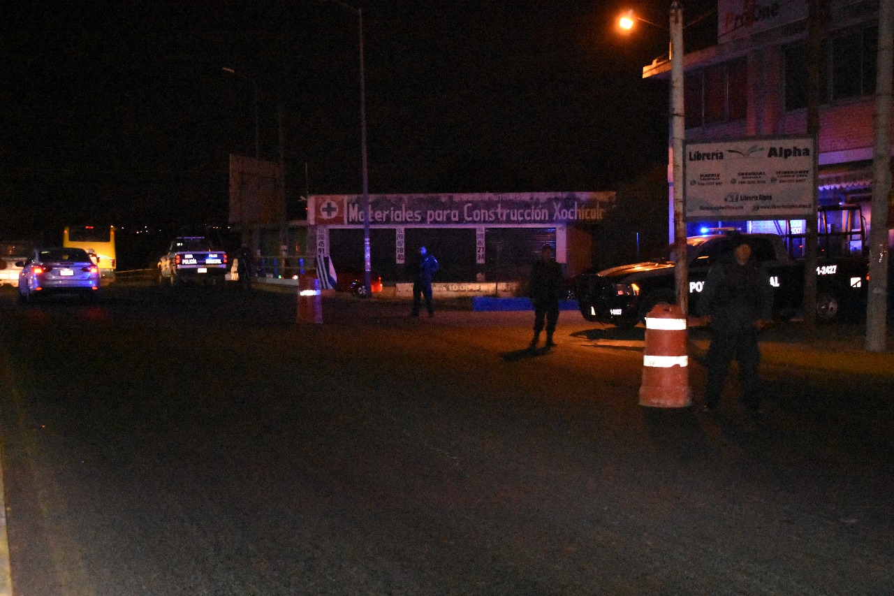 En Zacatelco se realizan operativos que refuerzan la seguridad
