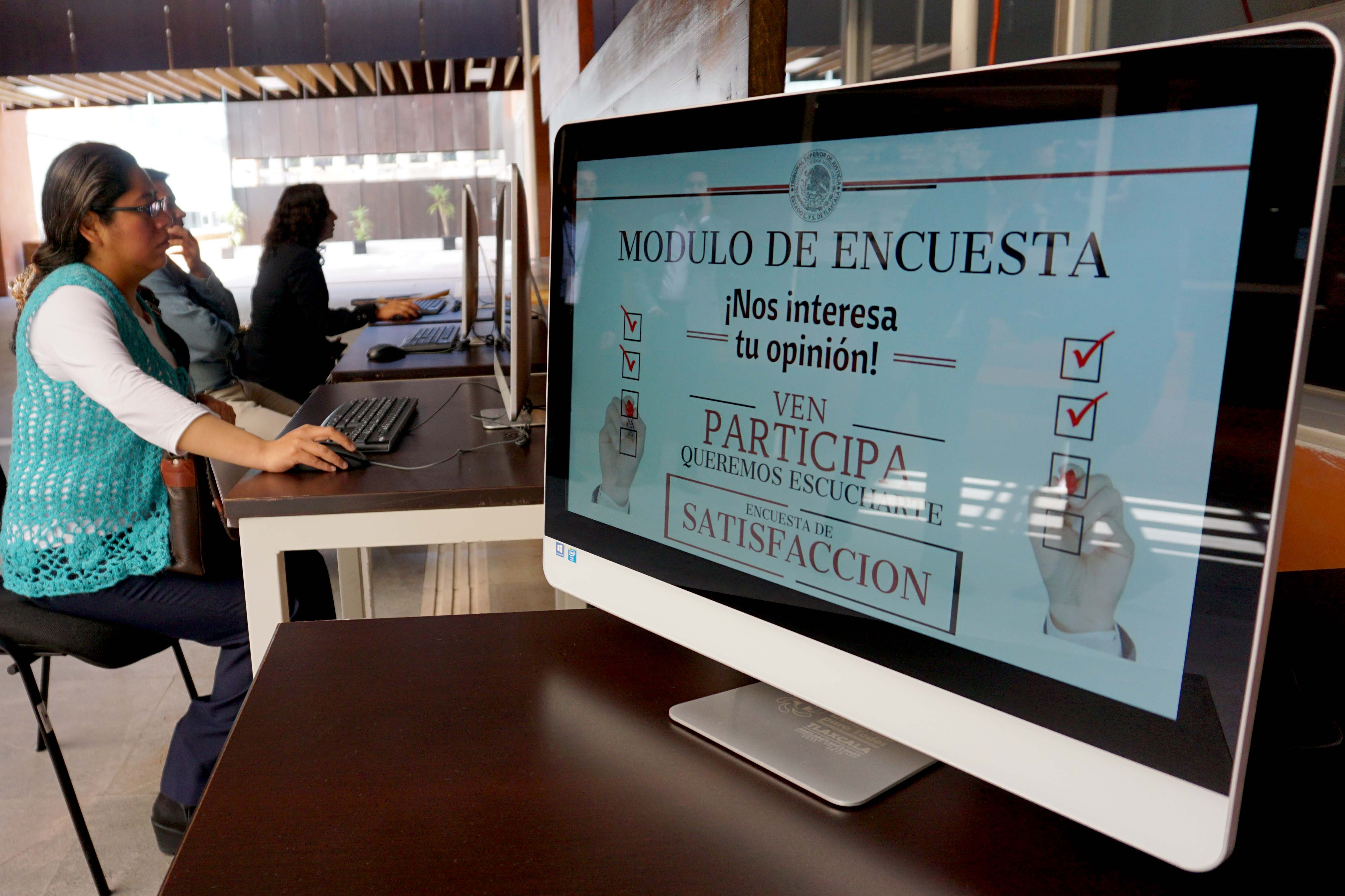 Aplica el TSJE encuesta de satisfacción de servicios jurisdiccionales