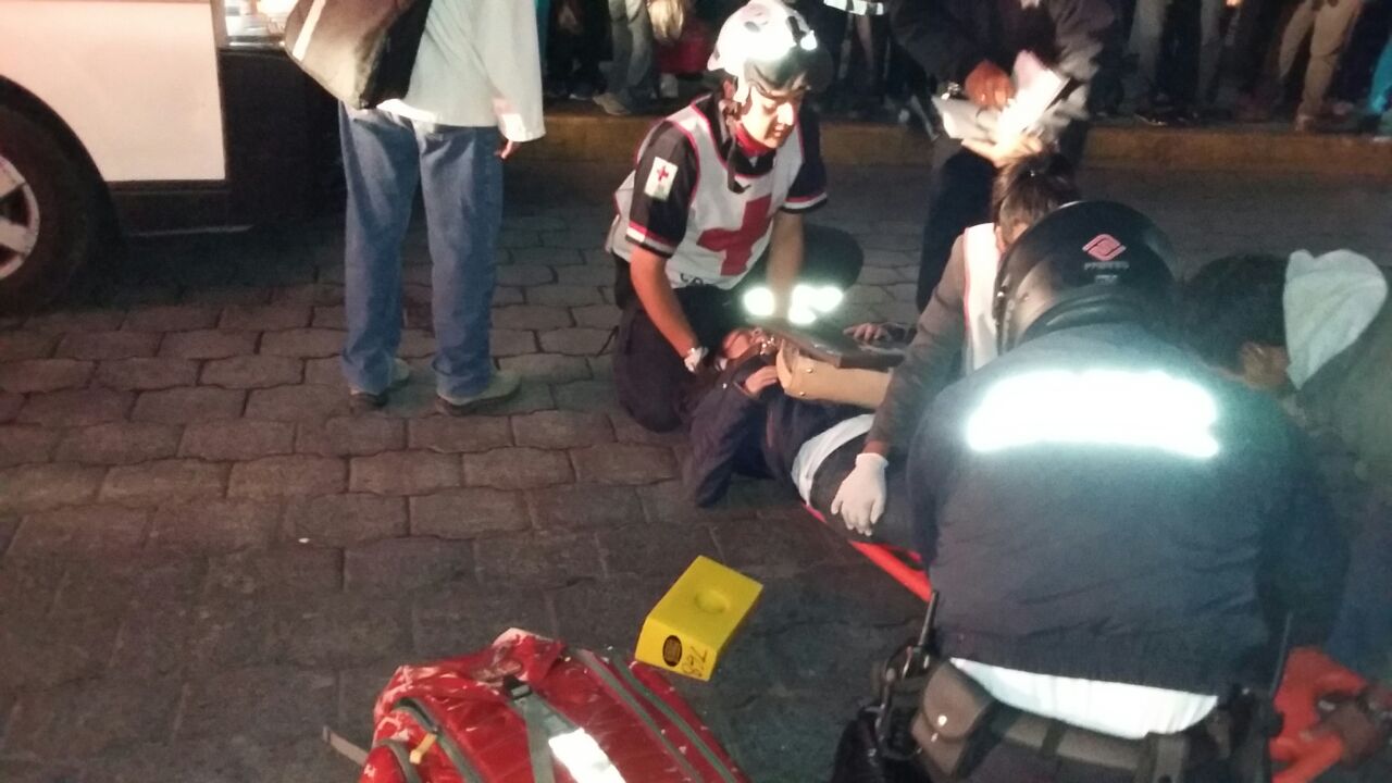 Embiste una USU a mujer en la capital de Tlaxcala