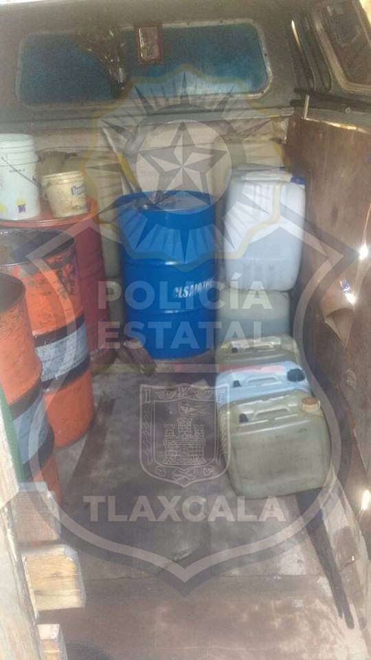 Asegura CES a cinco personas por venta de hidrocarburo ilegal