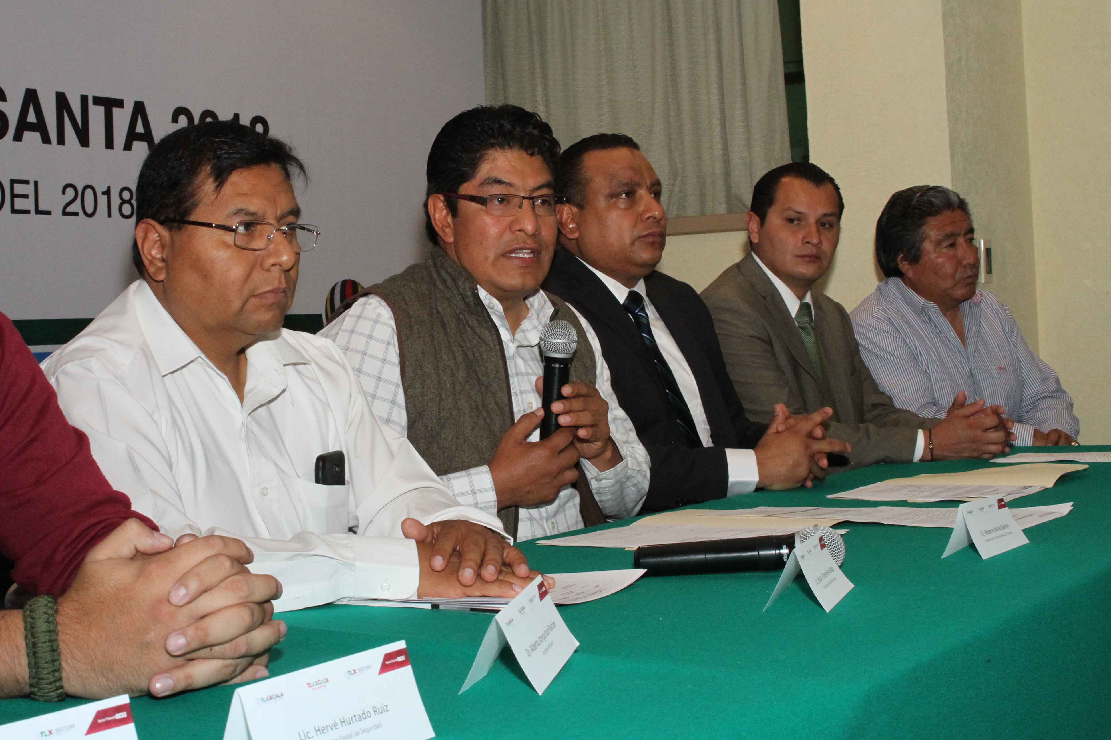 Presentan operativo Semana Santa 2018