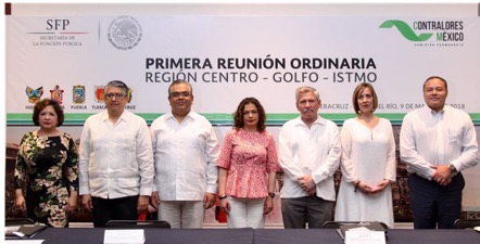 Participa Contraloría en Reunión de la Región Centro-Golfo-Istmo