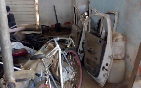 Ubica PGJE predio con diversas autopartes en Tlaxco