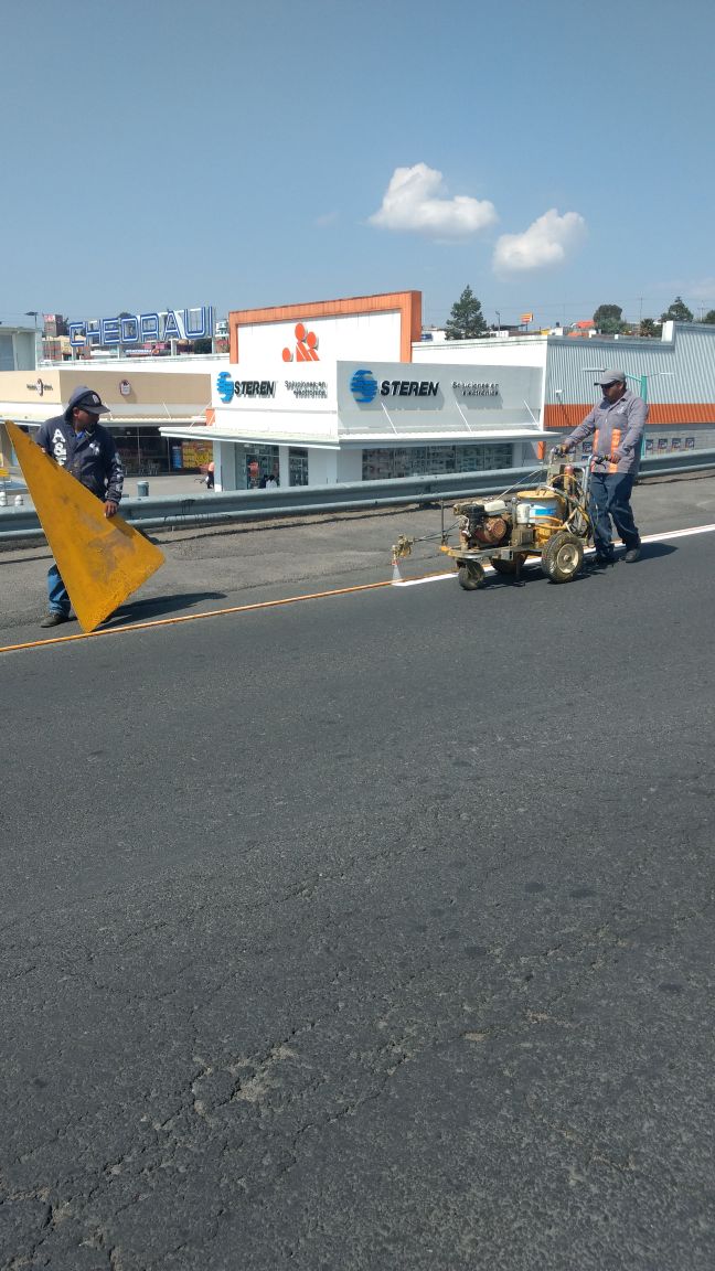 Terminan trabajos de balizamiento sobre la 16 de Septiembre en Apizaco