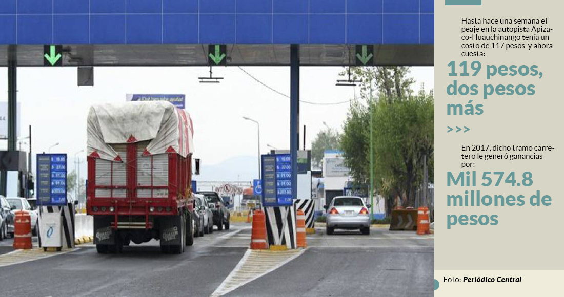 Piden transportistas menos peaje, grúas y seguridad a PINFRA y OHL