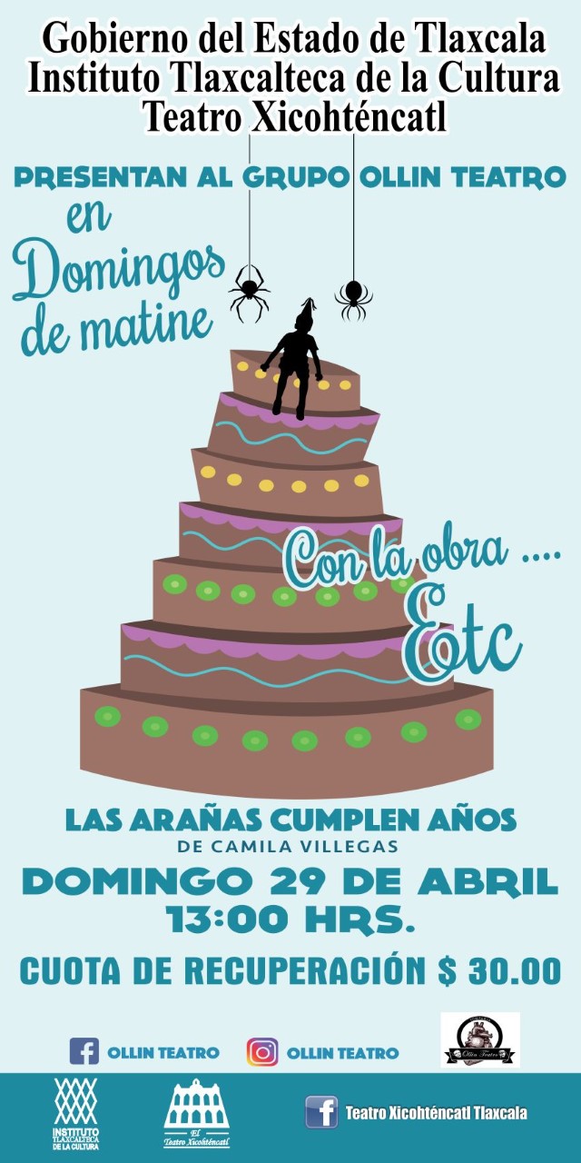 Las arañas cumplen años, ITC invita a matiné