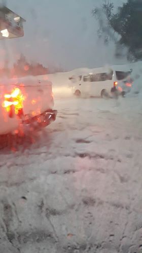 Xaltocan y Calpulalpan otras comunidades afectadas por Granizo