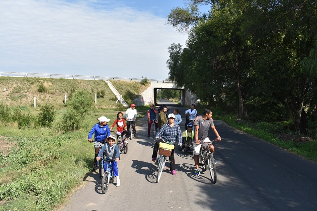 “Con paseo en bicicleta, cuidamos nuestro planeta” desde Zacatelco
