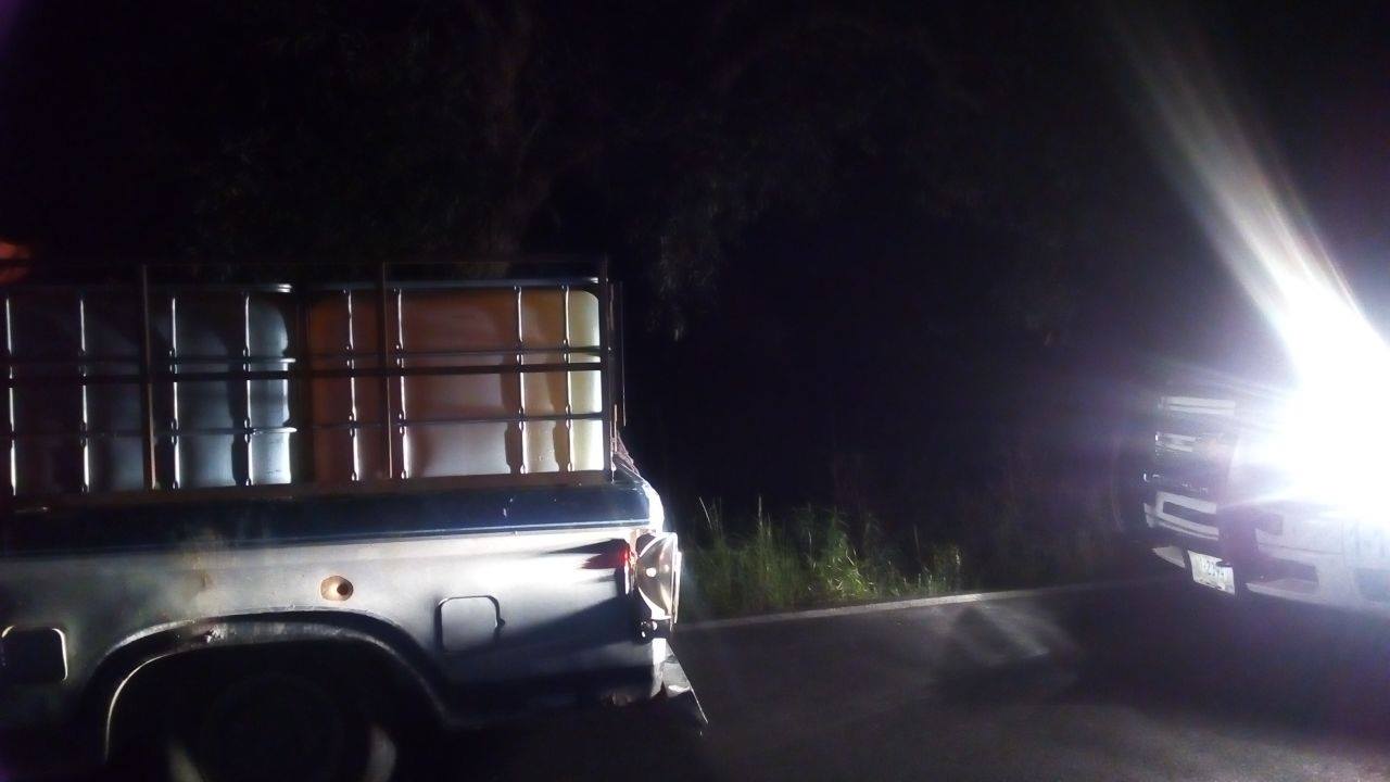 Asegura CES  vehículo con huachicol en Ixtacuixtla