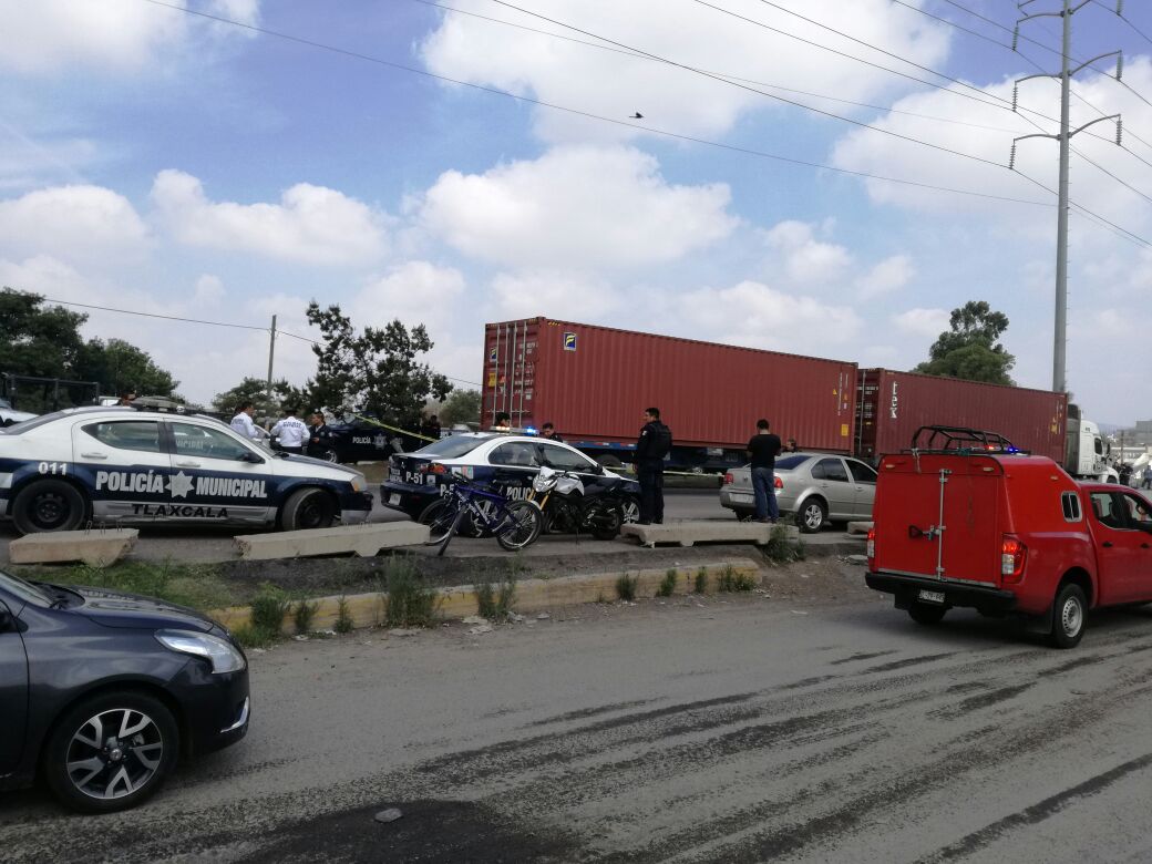 Frustra policía huida a asaltantes de transporte de carga