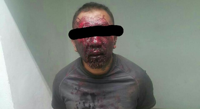 Ladrón detenido en Quilehtla se lleva golpiza