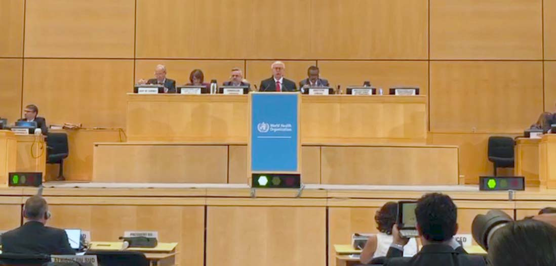Participa Secretaría de Salud en la 71 Asamblea Mundial de la OMS