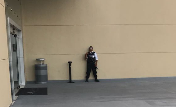 Refuerzan la seguridad en el centro comercial Galerías Tlaxcala