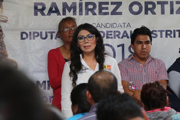 Seré la voz de los tlaxcaltecas, asegura Alejandra Ramírez en La Magdalena