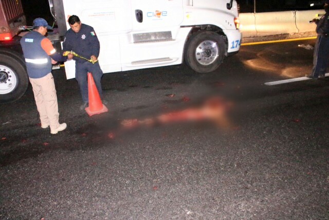 Trágica muerte encontró hombre  en la Apizaco-Huamantla