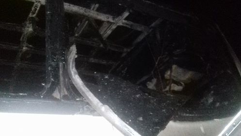 Autobús de antorcha campesina se incendia, salieron de Acuitlapilco