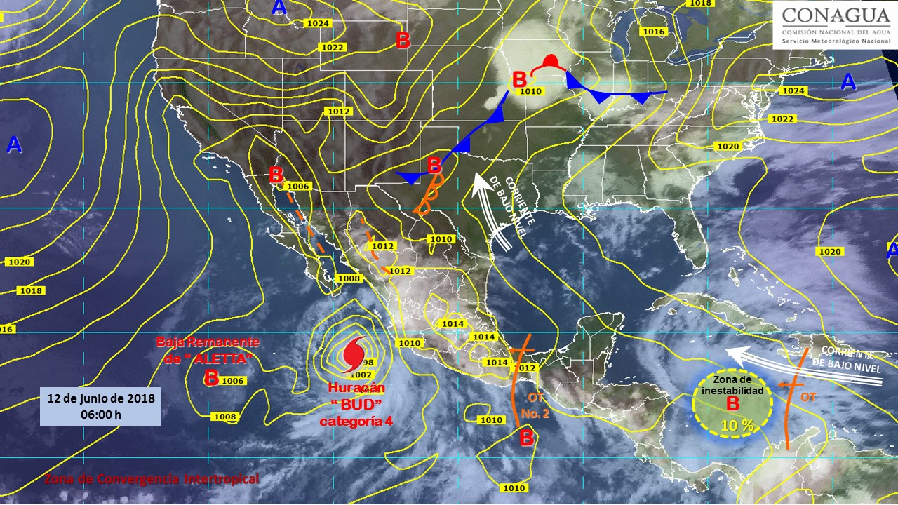 Se prevén chubascos con tormentas fuertes para Tlaxcala