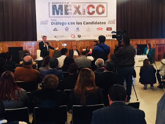 Realiza Coparmex diálogo con candidatos a distritos federales