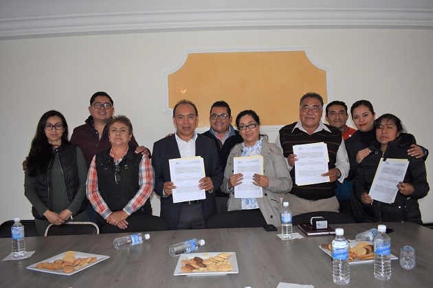 Firman convenio de colaboración entre Gobierno de Zacatelco y Visión Cultural