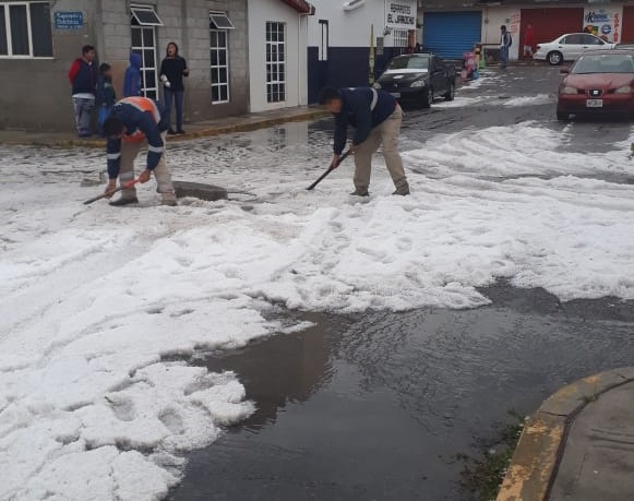 Activa ayuntamiento de Tlaxcala brigadas de auxilio para atender encharcamientos