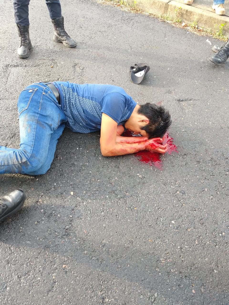 Golpean a dos presuntos ladrones  en Huejotzingo