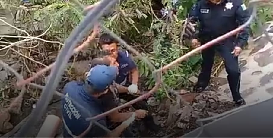 Cae hombre a la Barranca de Xico en Tlaxcala