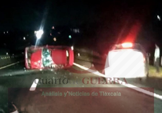 Par de accidentes sobre la México-Veracruz, deja lesionados y daños materiales