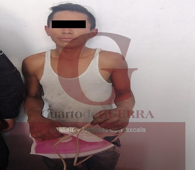 Detienen a presunto ladrón en Zacatelco