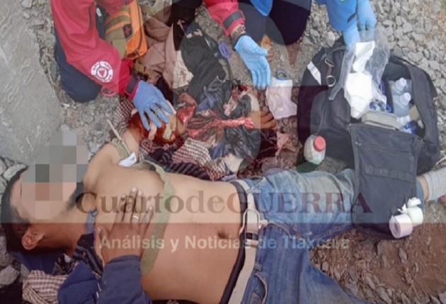 Joven migrante cae del tren en Apizaco y sufre amputación