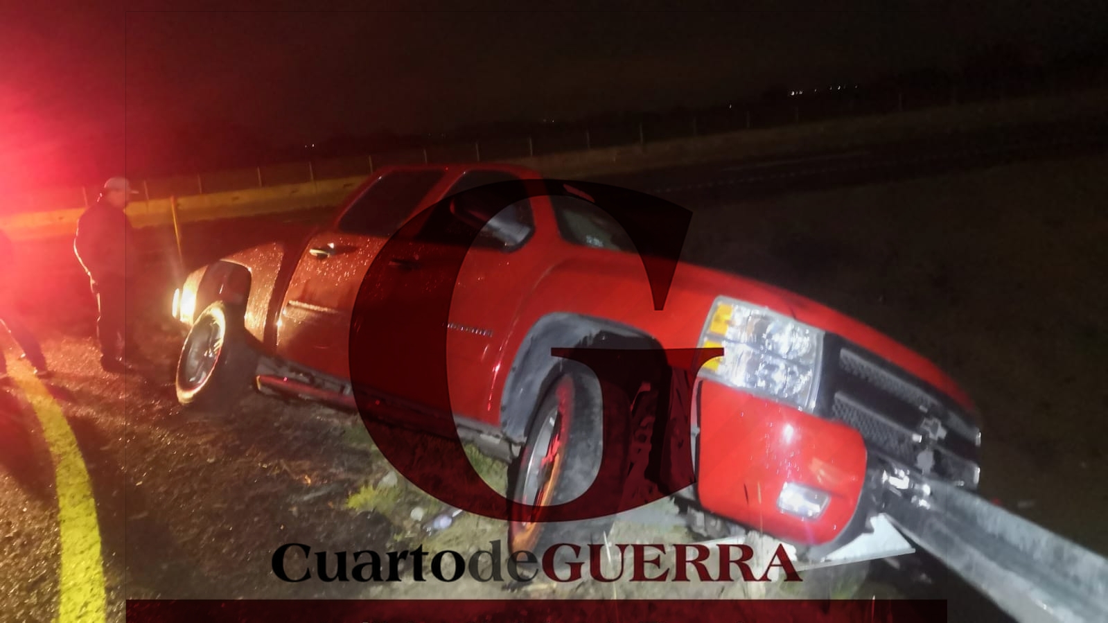 Resulta ileso conductor de camioneta tras accidente en la México-Veracruz