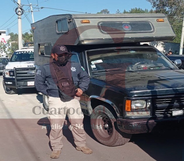 Recuperan en Nativitas camioneta robada