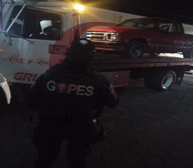Grupo de Operaciones Especiales recupera en Zacatelco vehículo con reporte de robo