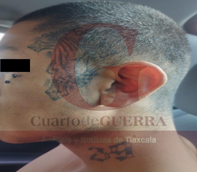 Asegura policía de Tlaxcala Capital a dos probables asaltantes