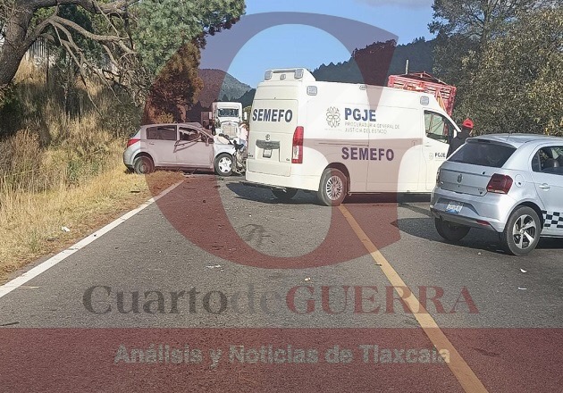 Pierde la vida un hombre en accidente en la Tlaxco-Chignahuapan