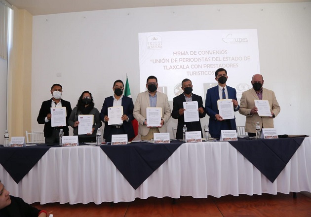Firma UPET convenio con prestadores de servicio para beneficio del gremio