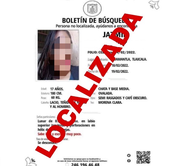 Brinda apoyo Policía de Huamantla a menor de edad con reporte de no localizable