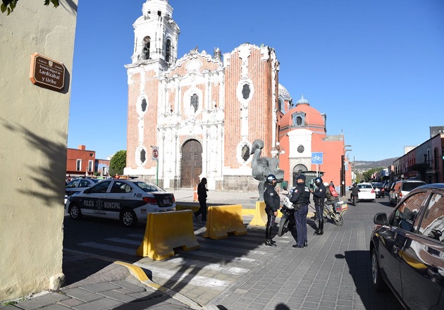 Garantizan montaje de canchas de voleibol y seguridad al circular en Tlaxcala Capital