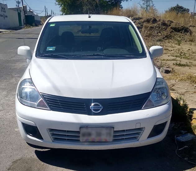 Recupera Policía Municipal de Huamantla vehículo robado