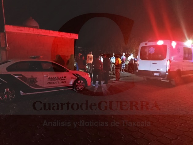 En intento de asalto, golpean a un hombre en Ocotlán, Tlaxcala
