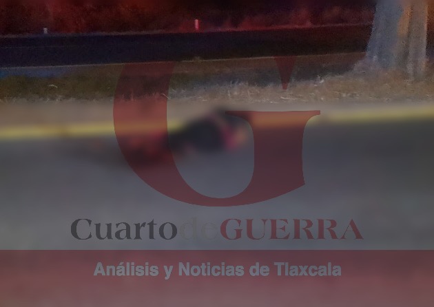 Muere un hombre al ser atropellado, en el municipio de Papalotla