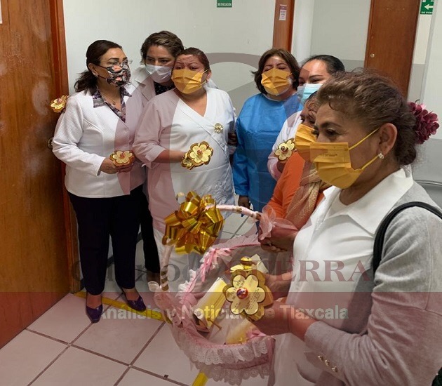 Enfermeras del ISSSTE Tlaxcala conmemoran el Día Internacional de la Mujer