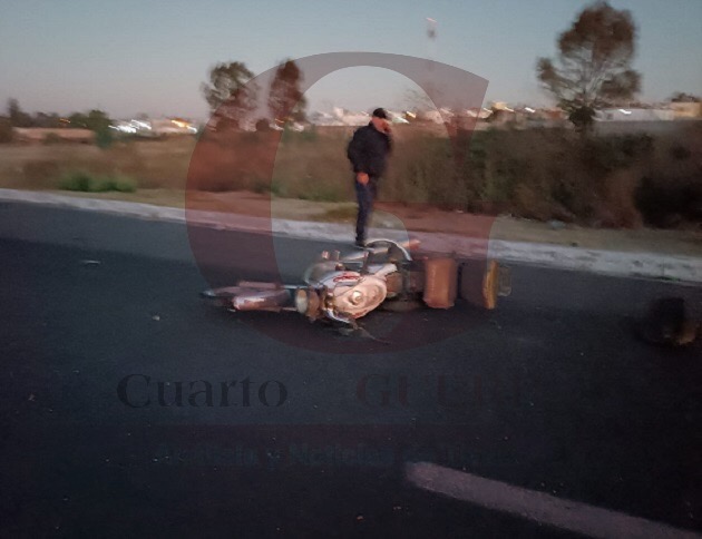 Muere un motociclista al ser arrollado por un vehículo, en Periférico de Tlaxcala