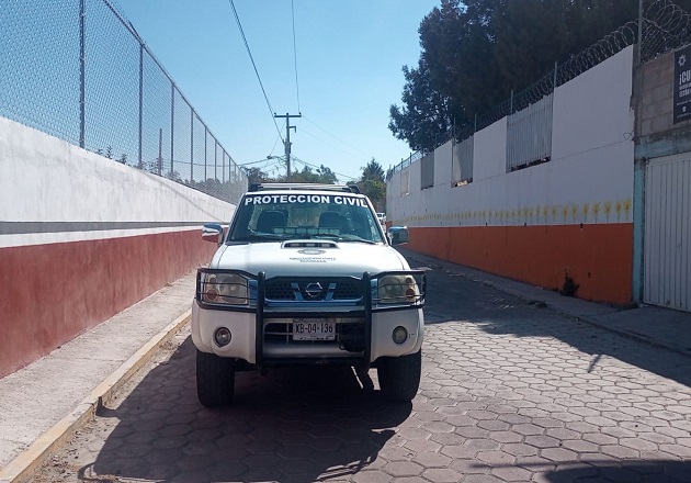 Activa Protección Civil Municipal de Tlaxcala protocolo por posible fuga de gas en kínder