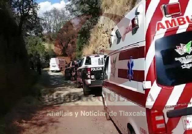 Sin vida localizan a un hombre en una barranca en Santa Cruz Tlaxcala