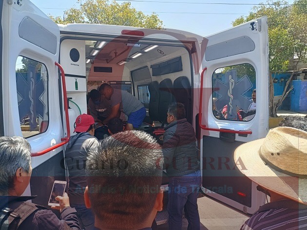 Se accidenta motociclista en Nopalucan
