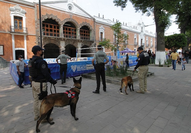 Mantiene SSC operativo de seguridad por Tour Mundial de Voleibol en Tlaxcala