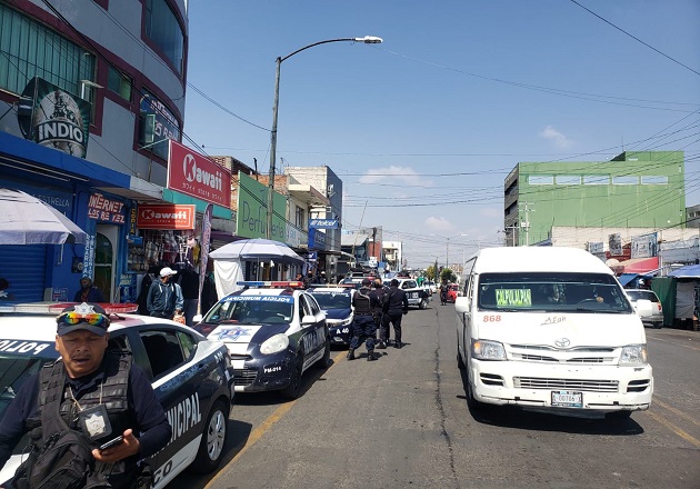 Exitoso operativo intermunicipal de vigilancia en Apizaco