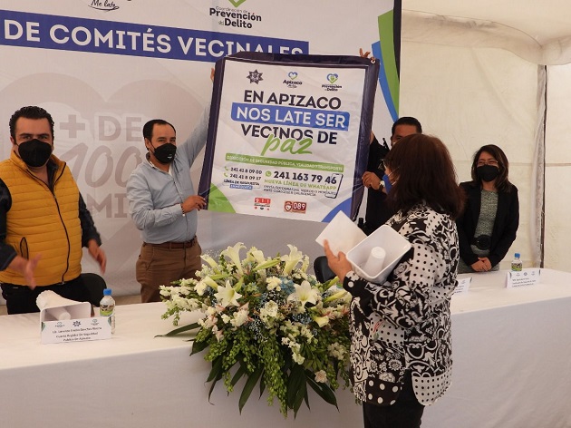 Integra gobierno de Apizaco primeros 100 comités vecinales