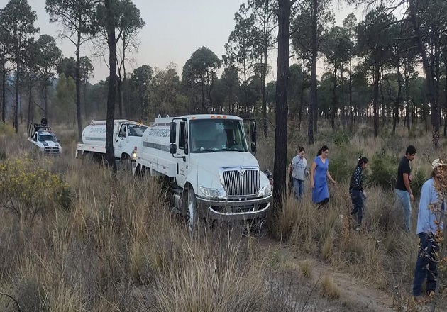 Logran sofocar incendio en San Mateo, comunidad de Tzompantepec